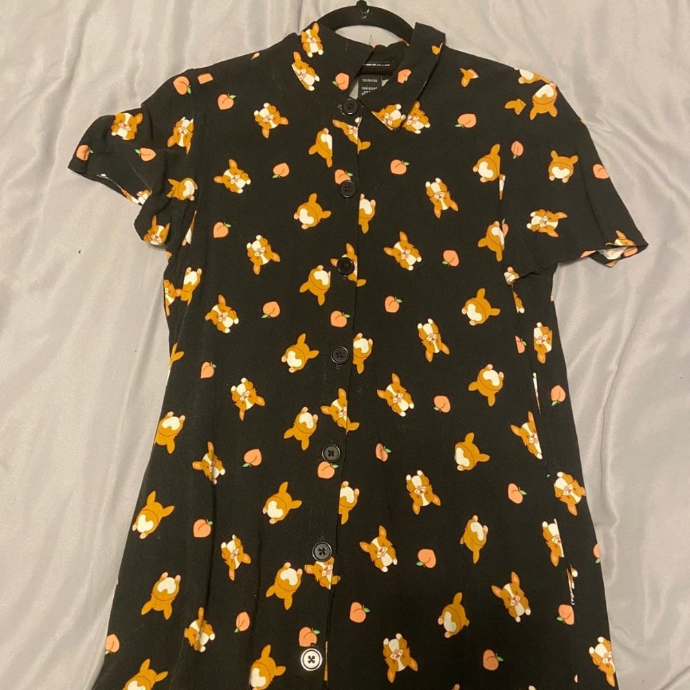 Long hot topic button down